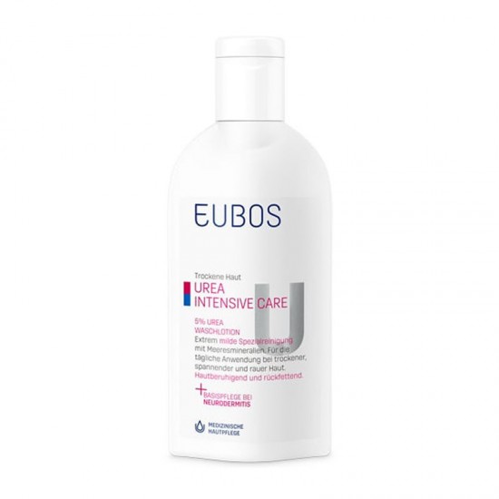 Eubos Urea 5% Intensive Care Washing Lotion Υγρό Καθαρισμού Αναπλήρωσης Λιπιδίων για Καθημερινή Χρήση 200ml