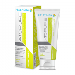 Helenvita Atopure Shower Cream Εξαιρετικά Απαλό Καθαριστικό για Πρόσωπο & Σώμα για Ατοπικό Δέρμα 200ml