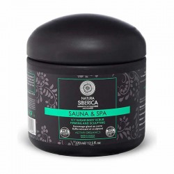 Natura Siberica Sauna & Spa Icy Sugar Body Scrub 370ml - Παγωμένο Scrub για Αδυνάτισμα, Έντονη Σύσφιξη και Σμίλευση