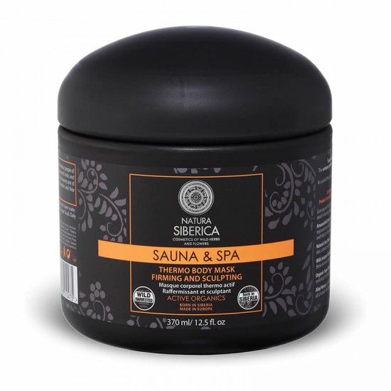 Natura Siberica Sauna & Spa Thermo Body Mask 370ml - Ζεστή Μάσκα Σώματος για Αδυνάτισμα