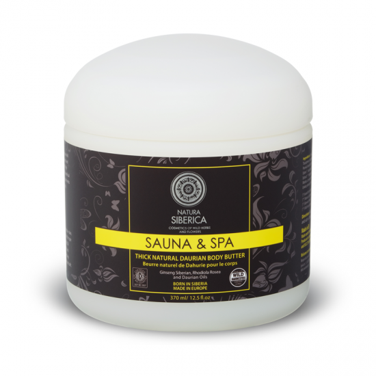 Natura Siberica Sauna & Spa Thick Daurian Body Butter 370ml - Παχύρευστο Βούτυρο Σώματος 