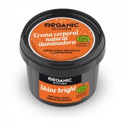 Organic Kitchen Shine Bright Φυσική Κρέμα Σώματος Λάμψης 100ml