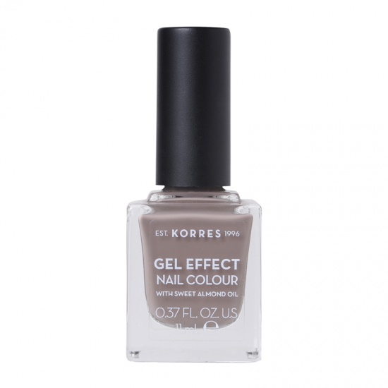 Korres Gel Effect Nail Colour 95 Stone Grey Βερνίκι Νυχιών, 11ml