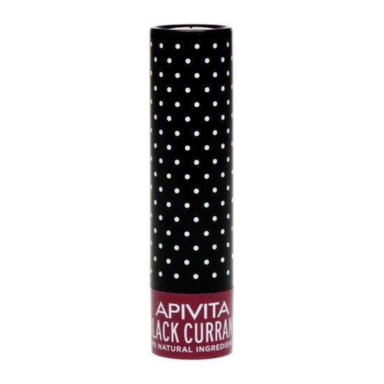 Apivita Lip Care Black Currant Ενυδατικό Λιπ Χειλιών με Φραγκοστάφυλο και Μπορντό Χρώμα 4,4g