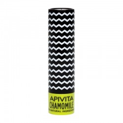 Apivita Lip Care Chamomile SPF15+ Ενυδατικό Λιπ Χειλιών με Χαμομήλι με Δείκτη Αντηλιακής Προστασίας 4,4g