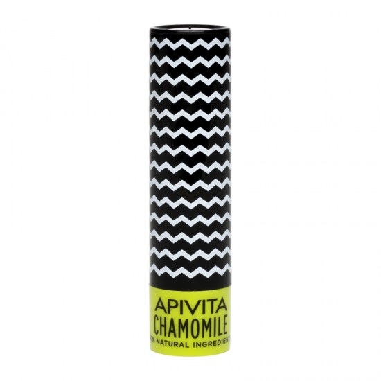 Apivita Lip Care Chamomile SPF15+ Ενυδατικό Λιπ Χειλιών με Χαμομήλι με Δείκτη Αντηλιακής Προστασίας 4,4g