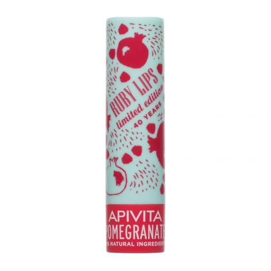 Apivita Lip Care Pomegranade Limited Edition 4,4g - Ενυδατικό Λιπ Χειλιών με Ρόδι και Φυσική Ροζ Απόχρωση