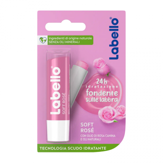 Liposan Soft Rose Lip Balm 4,8g/5,5ml - Περιποιητικό Βάλσαμο Χειλιών για Ενυδάτωση & Θρέψη