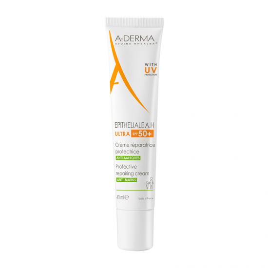 A-Derma Epitheliale A.H. Ultra SPF50+ Protective Repairing Cream Anti-Marks Προστατευτική & Επανορθωτική Κρέμα κατά των Σημαδιών 40ml
