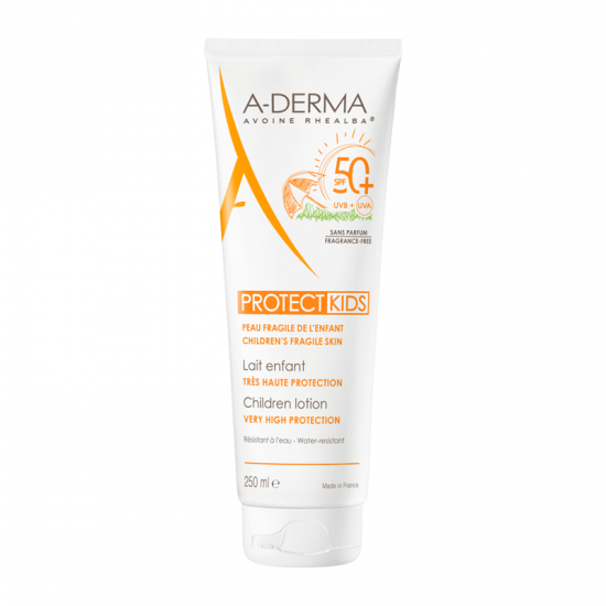 A-Derma Protect Kids Lotion SPF50+ Παιδικό Αντηλιακό Γαλάκτωμα Προσώπου & Σώματος 250ml