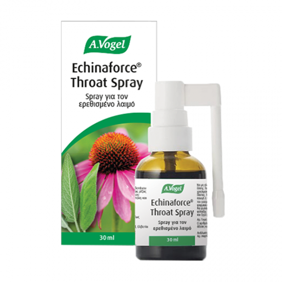 A.Vogel Echinaforce Throat Spray Φυτικό Σπρέι για Βραχνάδα & Ενοχλήσεις του Λαιμού 30ml 