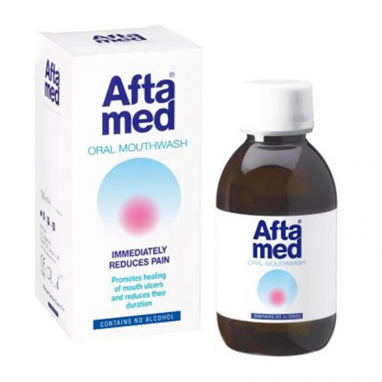 Aftamed Oral Mouthwash Στοματικό Διάλυμα για Έλκη, Στοματίτιδες & Ερεθισμούς 150ml