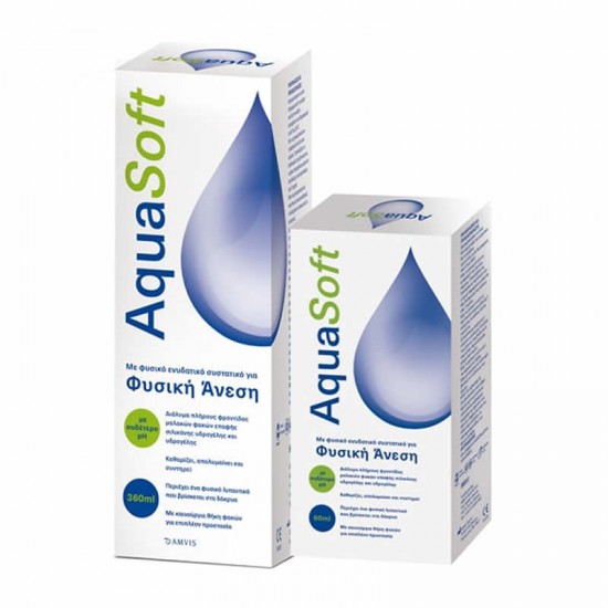 Amvis Aquasoft Υγρό Φακών Επαφής 360ml+60ml