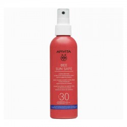 Apivita Bee Sun Safe Hydra Melting Ultra Light Face & Body Spray SPF30 Ενυδατικό Αντιηλιακό Προσώπου & Σώματος με Θαλάσσια Φύκη & Πρόπολη 200ml