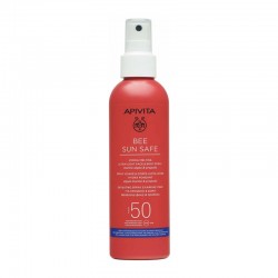Apivita Bee Sun Safe Hydra Melting Ultra-Light Face & Body Spray SPF50 Ενυδατικό Αντιηλιακό Προσώπου & Σώματος με Θαλάσσια Φύκη & Πρόπολη 200ml