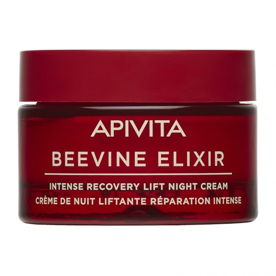 Apivita Beevine Elixir Intense Recovery Lift Night Cream Κρέμα Νύχτας Εντατικής Επανόρθωσης & Lifting 50ml