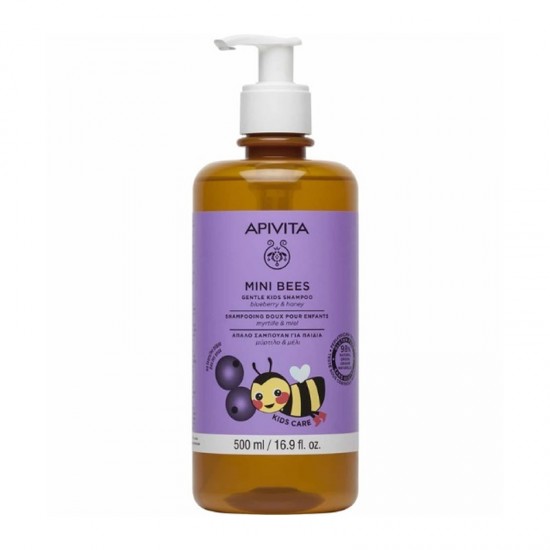 Apivita Kids Mini Bees Gentle Kids Shampoo Απαλό Σαμπουάν Για Παιδιά 500ml
