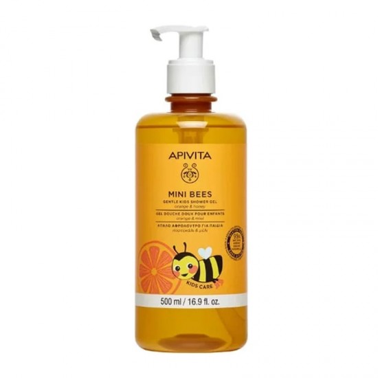 Apivita Kids Mini Bees Gentle Kids Shower Gel Απαλό Αφρόλουτρο Για Παιδιά 500ml