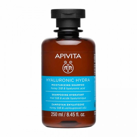 Apivita Shampoo Hyaluronic Hydra Σαμπουάν Ενυδάτωσης Καθημερινής Χρήσης 250ml