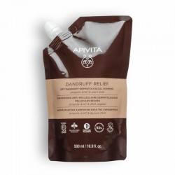Apivita Shampoo Dandruff Relief Dry Hair Refill Σαμπουάν με Πρόπολη AmC & Φυτικό AHA κατά της Ξηρής Πιτυρίδας 500ml