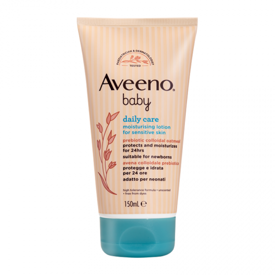Aveeno Baby Daily Care Moisturising Lotion Ενυδατικό Γαλάκτωμα για Μωρά για Ευαίσθητο Δέρμα 150ml