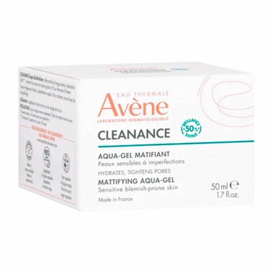 Avene Cleanance Mattifying Aqua Gel Ενυδατική & Καταπραϋντική Κρέμα-Τζελ για Μικτό έως Λιπαρό Δέρμα 50ml