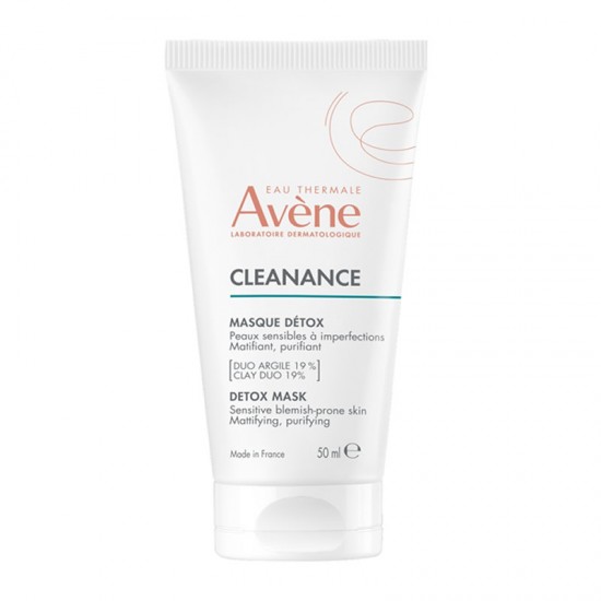 Avene Cleanance Mask Detox Μάσκα Αποτοξίνωσης για Λιπαρό Δέρμα με Ατέλειες 50ml