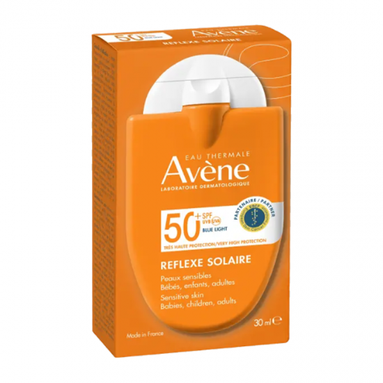 Avene Solaire Reflex Sun Face Cream SPF50+ No Parfum Αντηλιακή Κρέμα Προσώπου για Ευαίσθητο Δέρμα από 6 μηνών 30ml