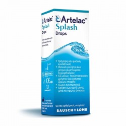 Bausch+Lomb Artelac Splash Drops Λιπαντικές Οφθαλμικές Σταγόνες με Υαλουρονικό 0,24% 10ml