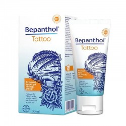 Bayer Bepanthol Tattoo Cream SPF50+ Αντηλιακή Κρέμα για Τατουάζ με Αντηλιακή Προστασία 50ml