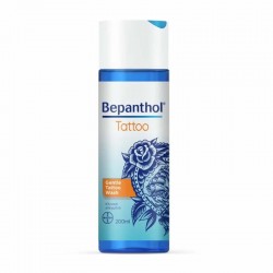Bayer Bepanthol Tattoo Gentle Wash Αντηλιακή Κρέμα για Τατουάζ με Αντηλιακή Προστασία 200ml