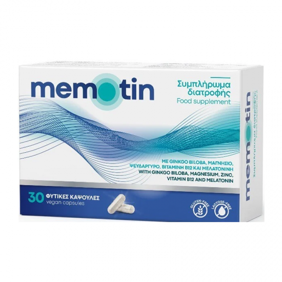 BioAxess Memotin Συμπλήρωμα για Εμβοές & Μνήμη 30 Κάψουλες