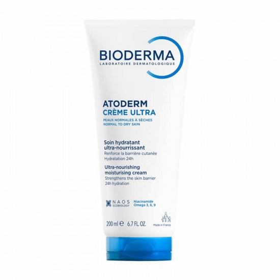 Bioderma Atoderm Creme Ultra Εξαιρετικά Θρεπτική Κρέμα Σώματος για Κανονική προς Ξηρή Επιδερμίδα 200ml