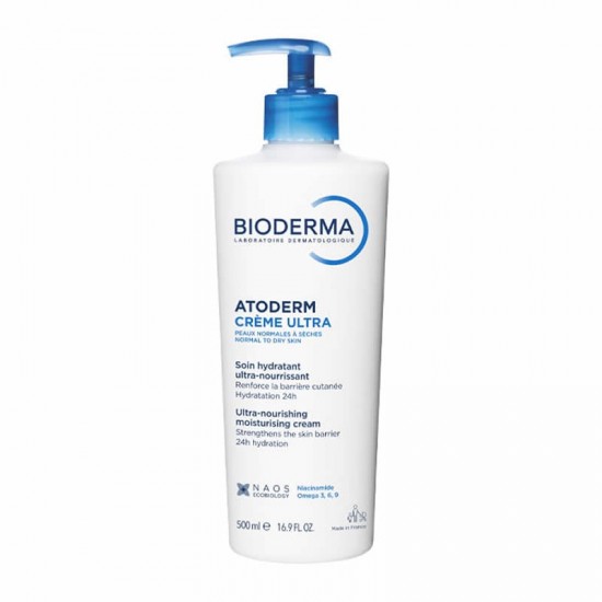 Bioderma Atoderm Creme Ultra Εξαιρετικά Θρεπτική Κρέμα Σώματος για Κανονική προς Ξηρή Επιδερμίδα 500ml