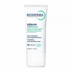 Bioderma Sebium Sensitive Ενυδατική & Καταπραϋντική Κρέμα Προσώπου για Ευαίσθητο Δέρμα με Τάση Ακμής 30ml 