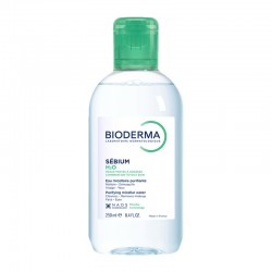 Bioderma Sebium H2O Purifying Micellar Water Νερό Καθαρισμού & Ντεμακιγιάζ Προσώπου για Μικτό και Λιπαρό Δέρμα 250ml