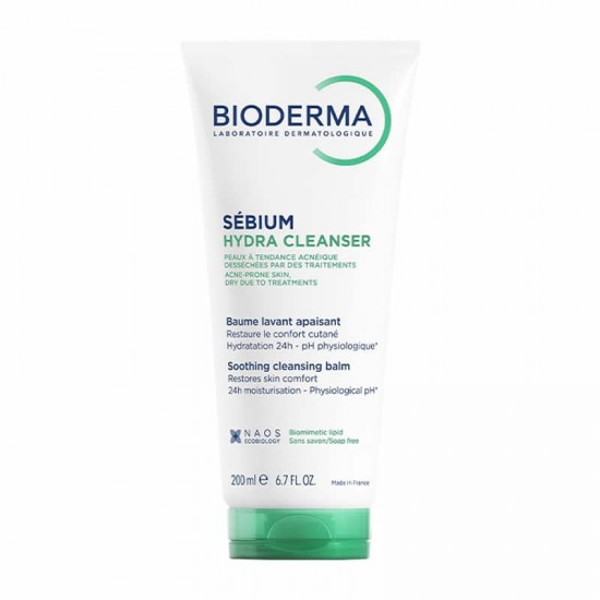 Bioderma Sebium Hydra Cleanser Καταπραϋντικό Βάλσαμο Καθαρισμού Προσώπου για Δέρμα με Τάση Ακμής & Υπό Φαρμακευτική Αγωγή 200ml