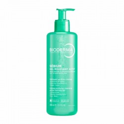 Bioderma Sebium Gel Moussant Actif Τζελ για Βαθύ Καθαρισμό για Μικτό προς Λιπαρό Δέρμα με Τάση Ακμής 400ml
