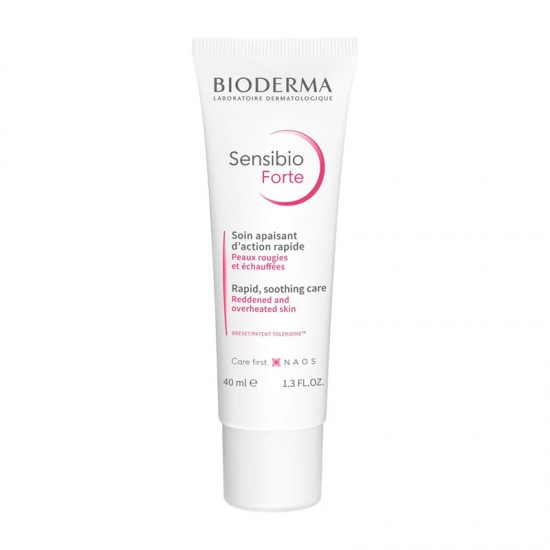 Bioderma Sensibio Forte Cream Ενυδατική & Καταπραϋντική Κρέμα Προσώπου Γρήγορης Δράσης για Ευαίσθητο Δέρμα 40ml
