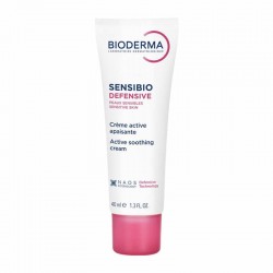 Bioderma Sensibio Defensive Light Cream Ενυδατική & Καταπραϋντική Κρέμα Προσώπου με Ελαφριά Υφή για Ευαίσθητο Δέρμα 40ml