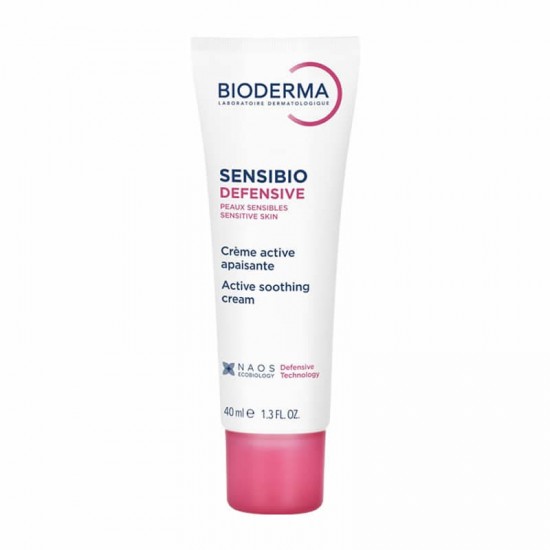 Bioderma Sensibio Defensive Light Cream Ενυδατική & Καταπραϋντική Κρέμα Προσώπου με Ελαφριά Υφή για Ευαίσθητο Δέρμα 40ml