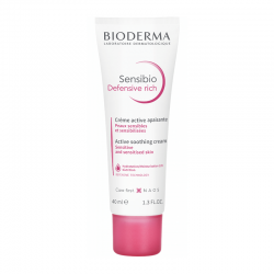 Bioderma Sensibio Defensive Rich Cream Ενυδατική & Καταπραϋντική Κρέμα Προσώπου με Πλούσια Υφή για Ευαίσθητο Δέρμα 40ml
