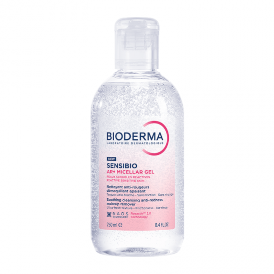 Bioderma Sensibio AR+ Micellar Gel Μικκυλλιακό Τζελ Καθαρισμού Προσώπου & Ματιών για Ευαίσθητο Αντιδραστικό Δέρμα με Ερυθρότητα 250ml