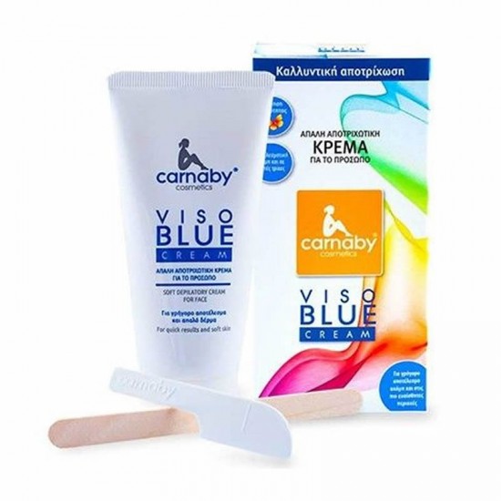Carnaby Viso Blue Απαλή Αποτριχωτική Κρέμα Προσώπου 60ml