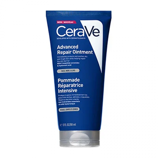 CeraVe Advanced Repair Ointment Επανορθωτική Αλοιφή για Πρόσωπο, Σώμα & Χείλη για Πολύ Ξηρό Δέρμα 88ml