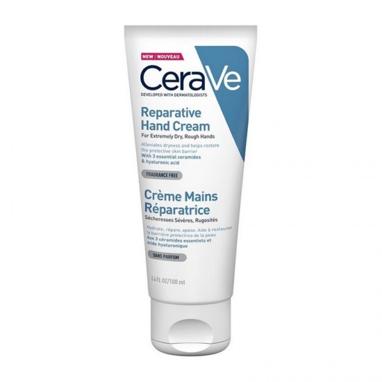 CeraVe Reparative Hand Cream Κρέμα Χεριών για Πολύ Ξηρό, Τραχύ Δέρμα 100ml