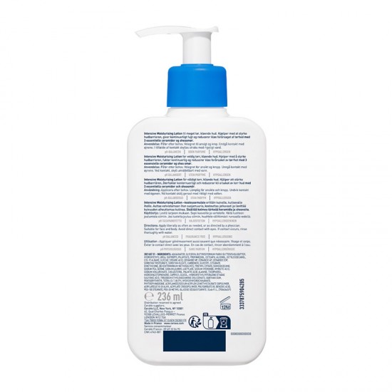 CeraVe Intensive Moisturising Lotion Ενυδατικό Γαλάκτωμα με 5% Hydro-Urea για Πολύ Ξηρό Δέρμα με Κνησμό 236ml