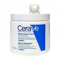 CeraVe Moisturising Cream Ενυδατική Κρέμα Προσώπου & Σώματος για Ξηρό έως Πολύ Ξηρό Δέρμα με Αντλία 454g