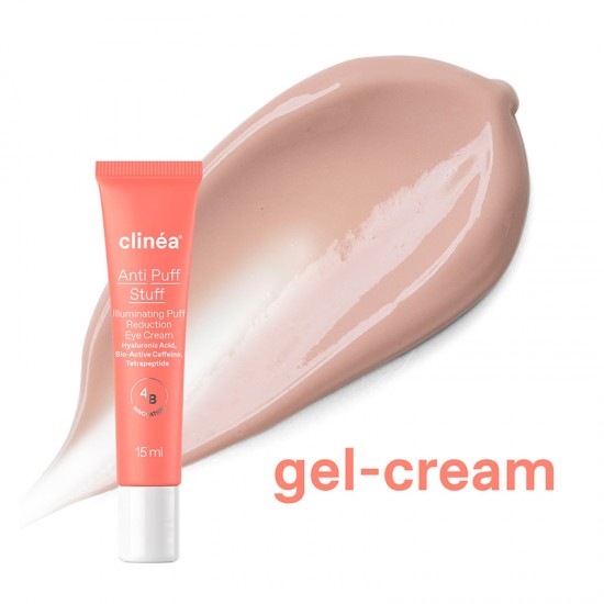Clinea Anti Puff Stuff Κρέμα Ματιών για Λάμψη που Μειώνει τις Σακούλες στα Μάτια 15ml