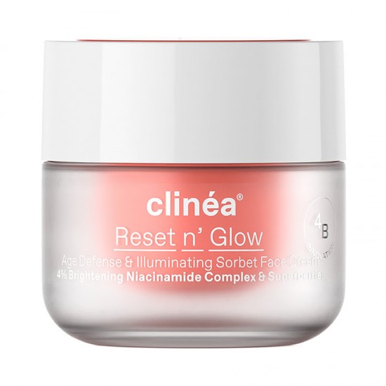Clinea Reset n' Glow Sorbet Κρέμα Ημέρας Αντιγήρανσης και Λάμψης με 50ml